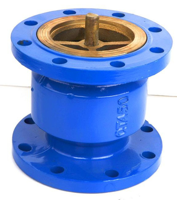 HC41X دو فلنج دار چک سوپاپ خاموش کننده عمودی PN10 PN16 آهن داکتیل