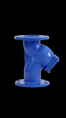 فیلتر نوع Y PN16 شیر چک توپ QT450 DN300 فاضلاب چدن داکتیل