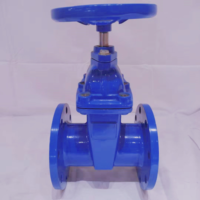 DIN F4 PN16 GGG40 دریچه گیت ساقه بدون بالا آمدن شیر دریچه صندلی لاستیکی