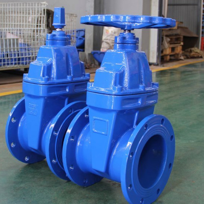 Dn150 Pn16 Ggg50 فلنجدار شیر دریچه آهنی داکتیل شیر 6 اینچ