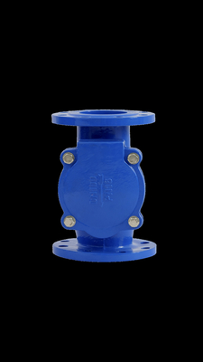 شیر چک لاستیکی صندلی فاضلاب GGG50 PN16 PN10 سوپاپ چرخشی چدنی