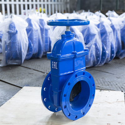 شیر دریچه ای با دمای پایین GGG50 نوع رزوه ای الاستیک PN10 Wastewater Gate Valves
