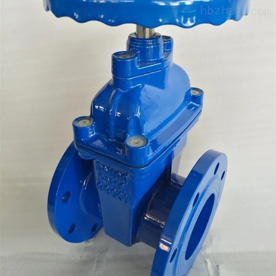 فلنج شیر درب صنعتی GGG40 نوع آب بندی نرم QT450 QT400 صنعتی