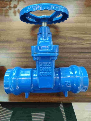دریچه گیت سوکت آهنی داکتیل با گشتاور کم DN50-DN300mm