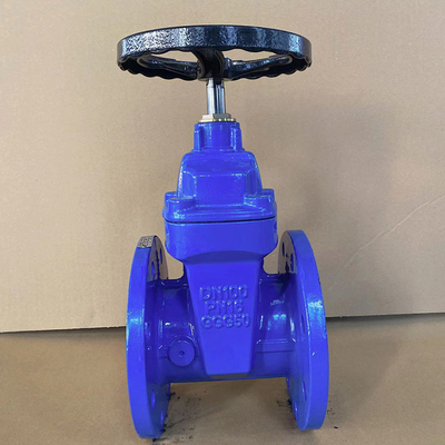 دریچه گیت نشسته ارتجاعی Ggg50 Dn100 Iron Din F4 بدون زنگ زدگی