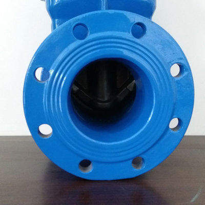 DN 300 چدن داکتیل QT450 دریچه گوه ای لاستیکی چرخ دنده عملکرد استاندارد P16 DIN