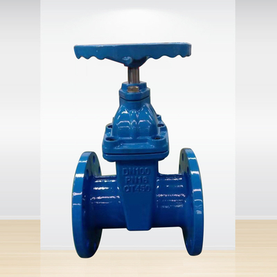قابل تنظیم Ggg50 Pn16 Sluice Flanged Flanged Seat Seat Gate Valve Handwheel