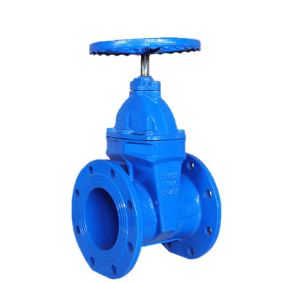 دریچه دریچه ای چدنی خاکستری Qt450 Pn16 با گوه لاستیکی